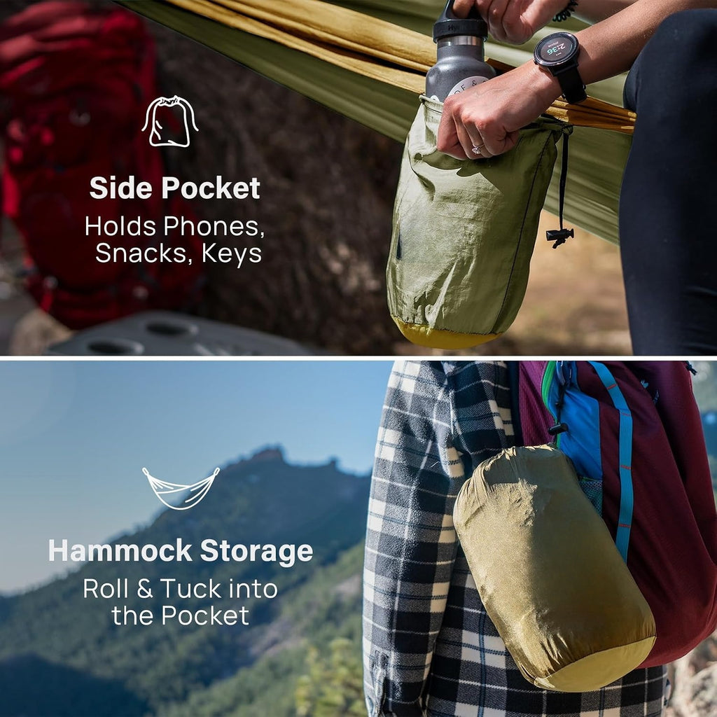 210T Parachute Camping Hammock