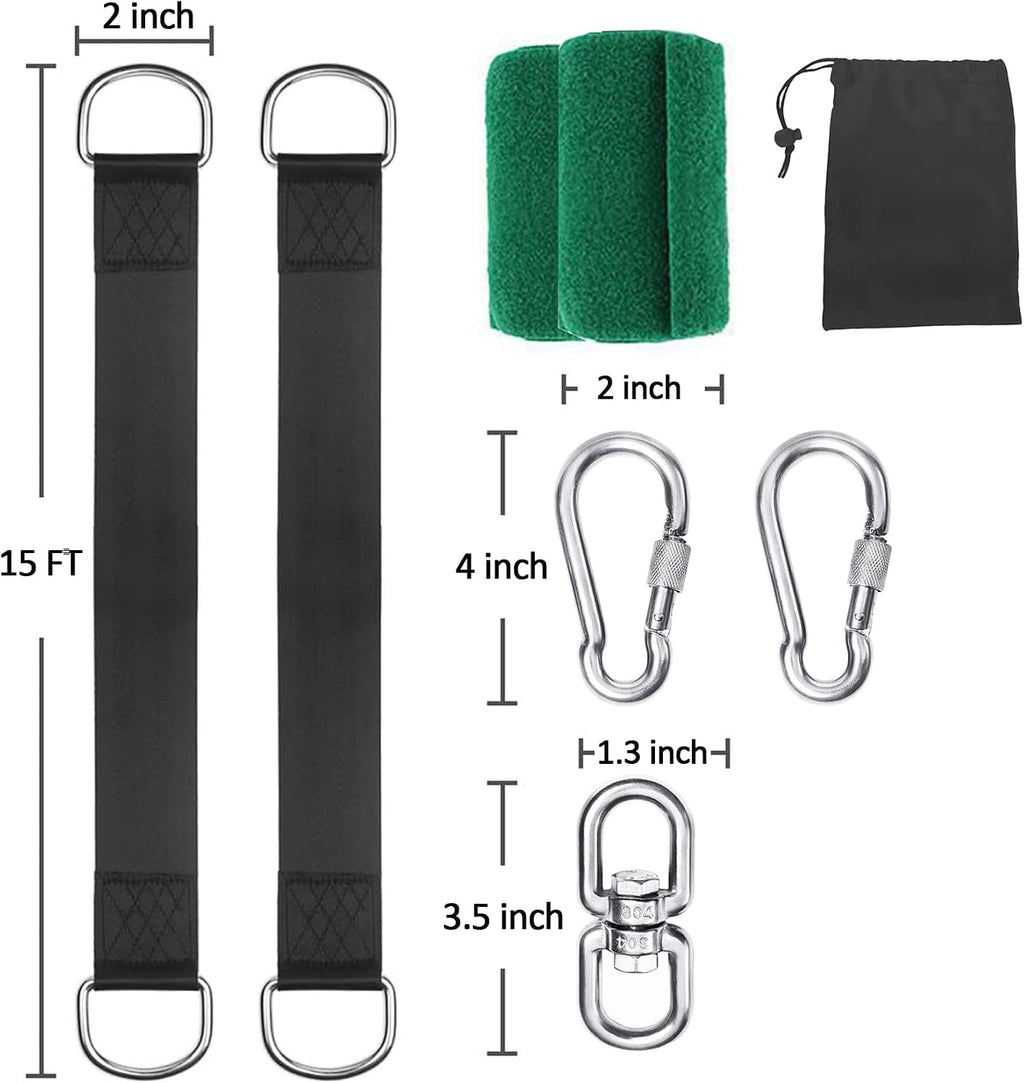 Adjustable Tree Swing Straps Kit