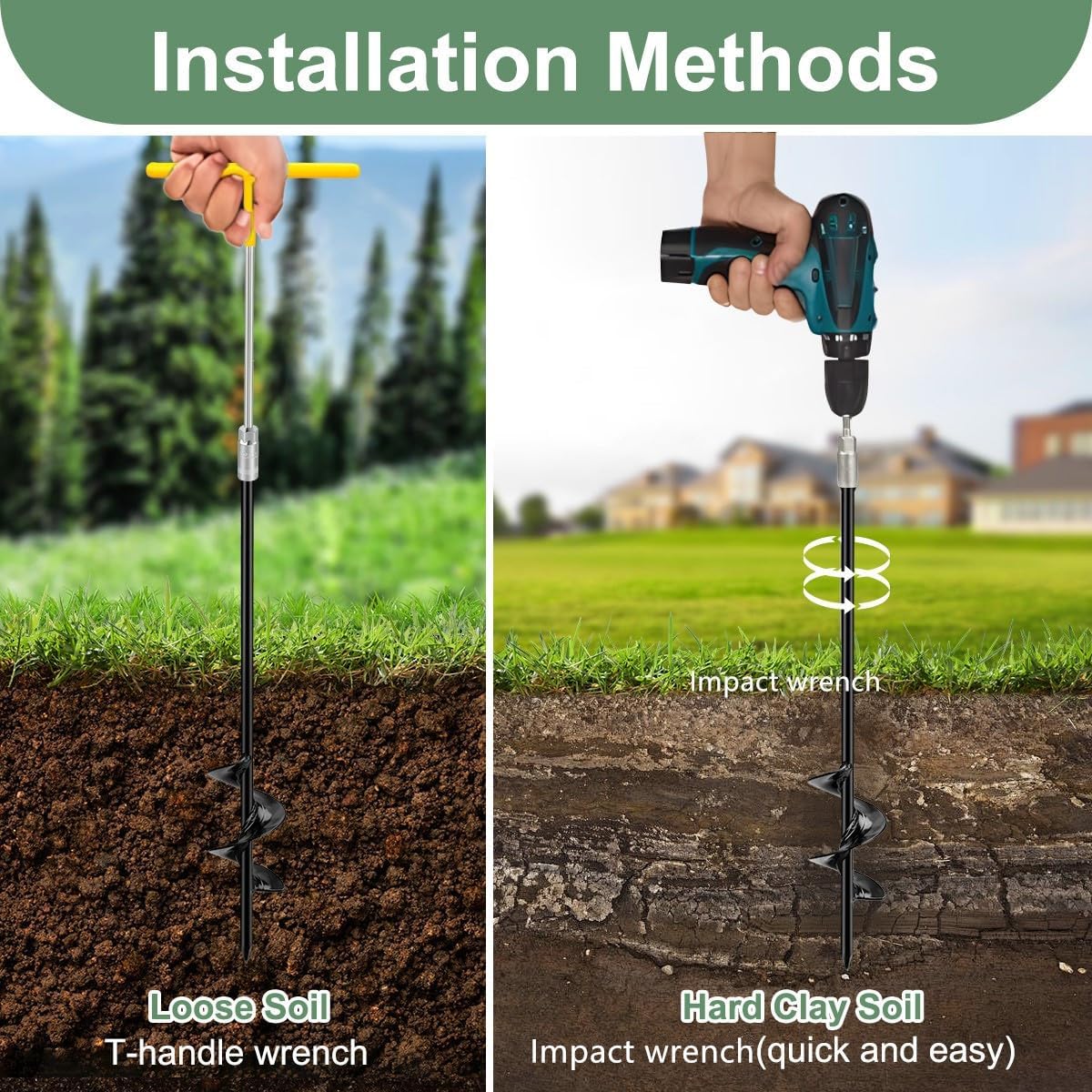 3‑Pack Heavy‑Duty Tree Stake Kit