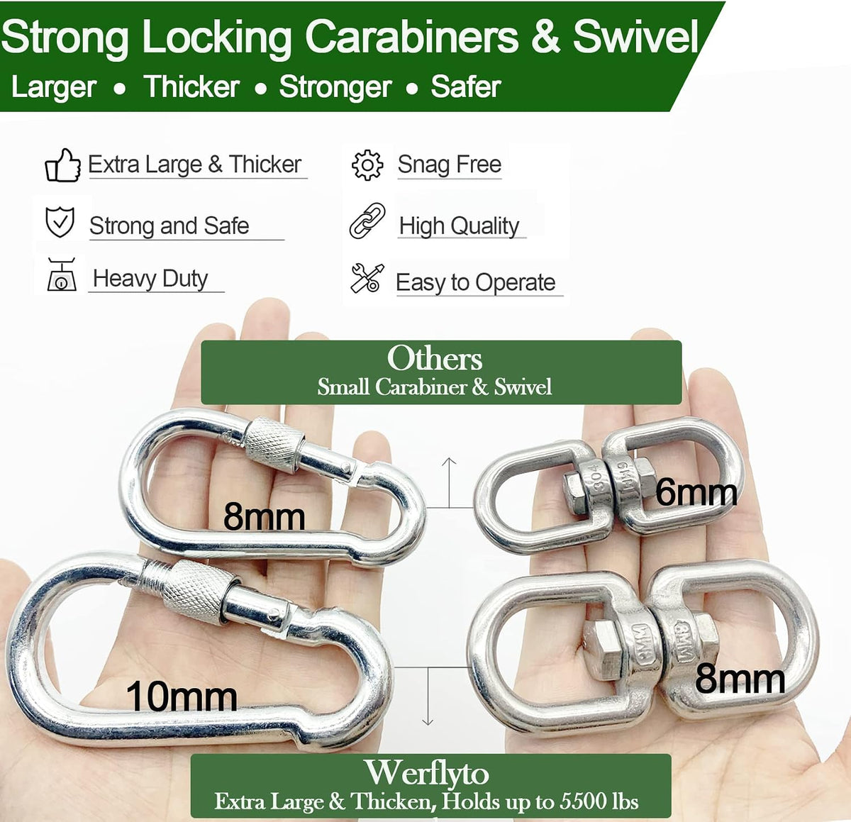 Adjustable Tree Swing Straps Kit
