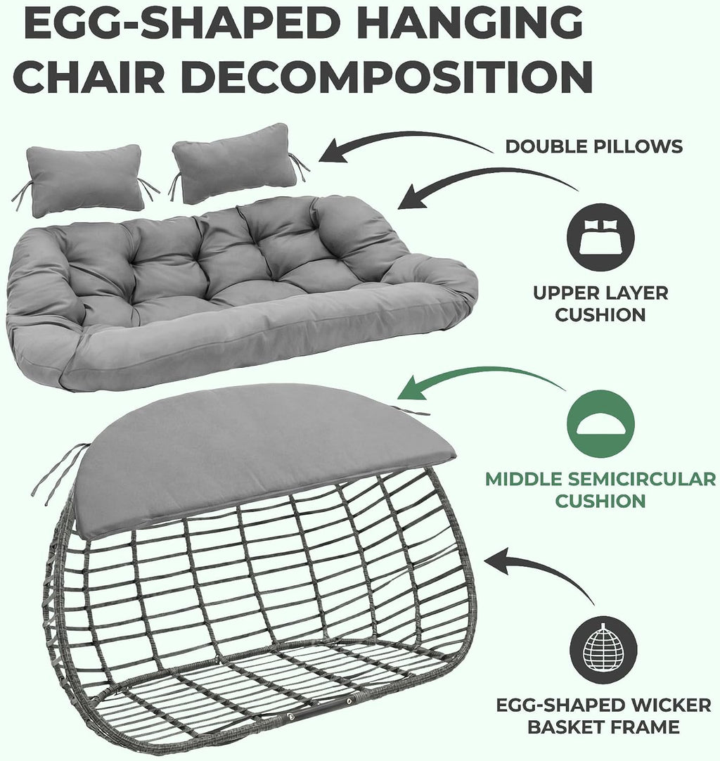 2 Per Hanging Egg Chairson