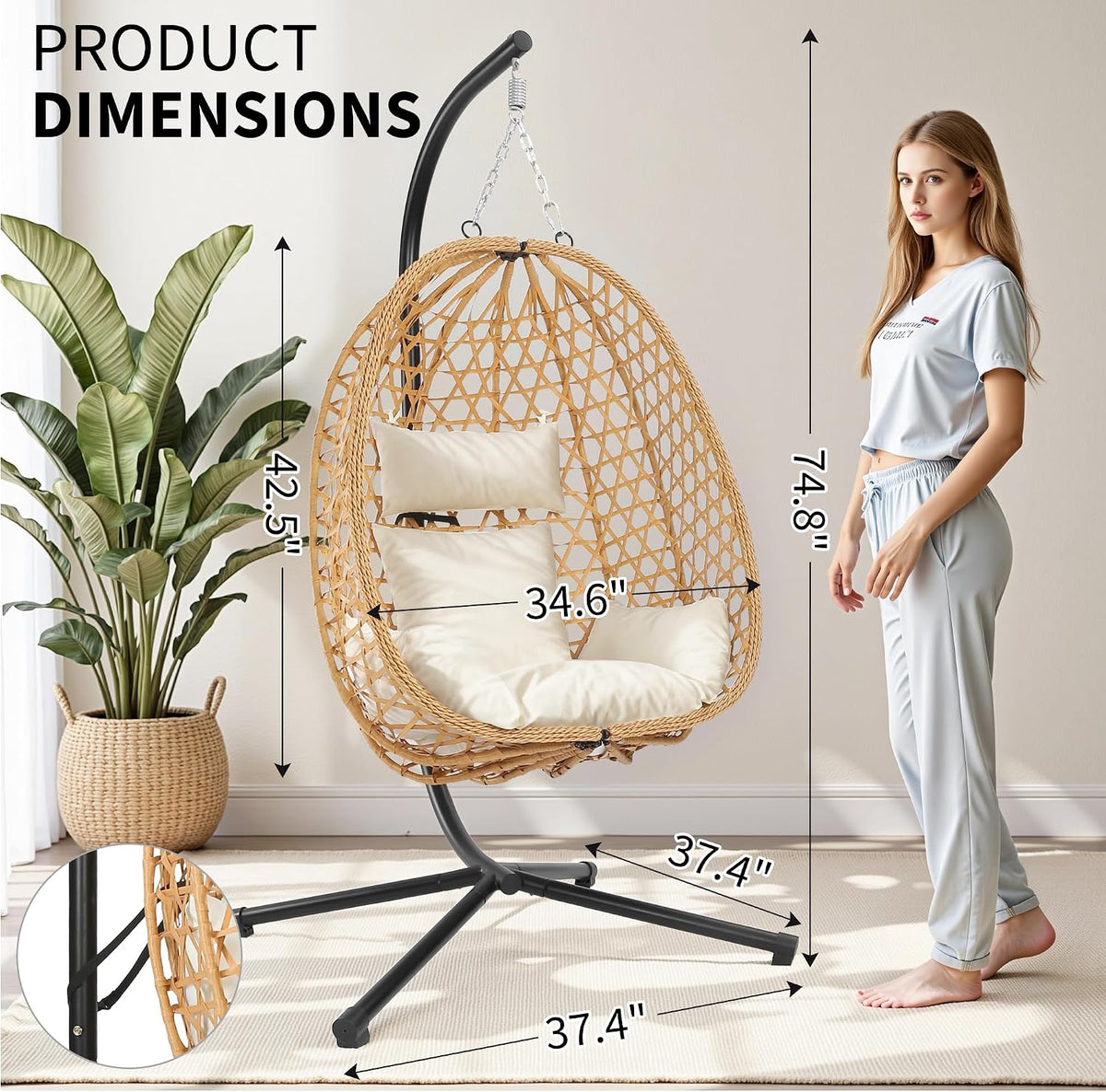 Egg Chair with Stand