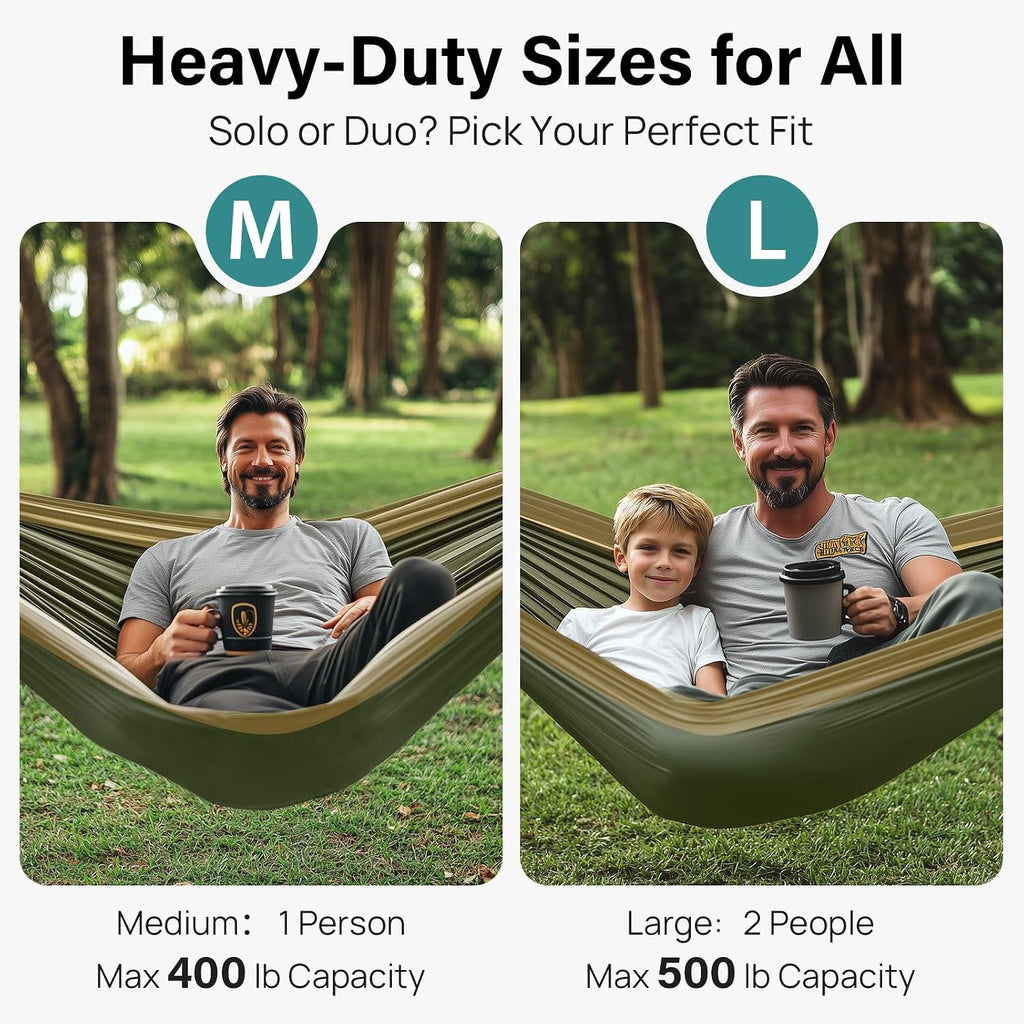 210T Parachute Camping Hammock