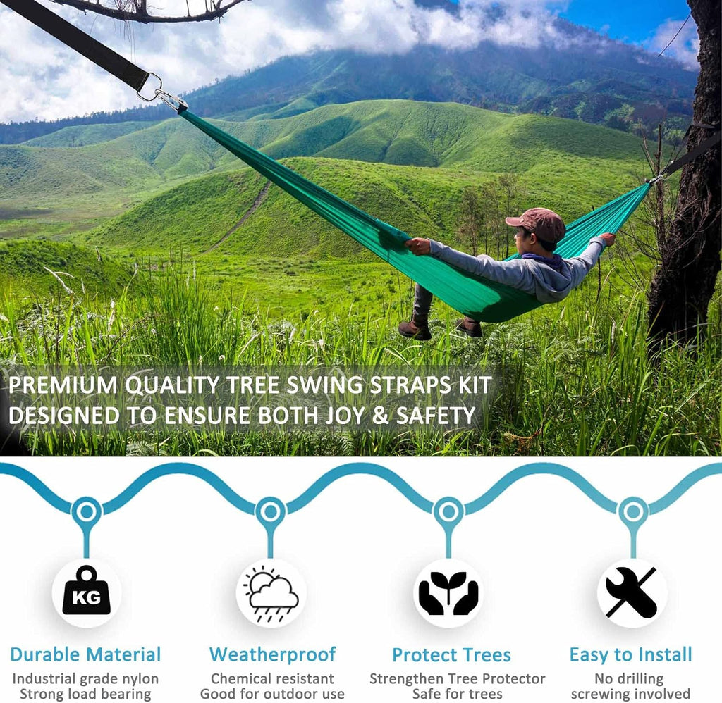 Extra Long Tree Swing Hanging Kit