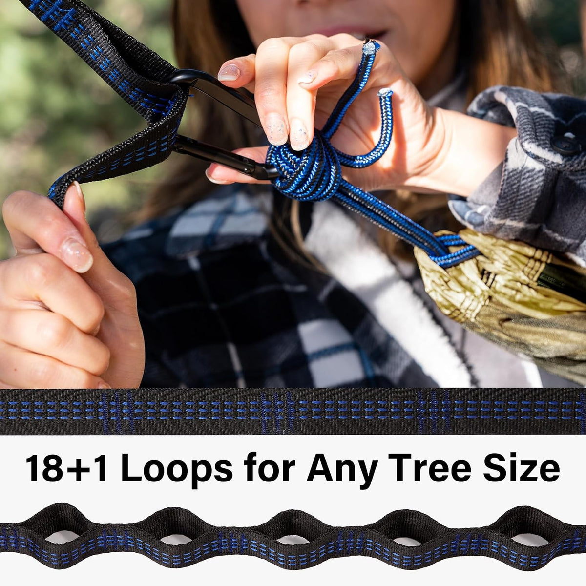 210T Parachute Camping Hammock