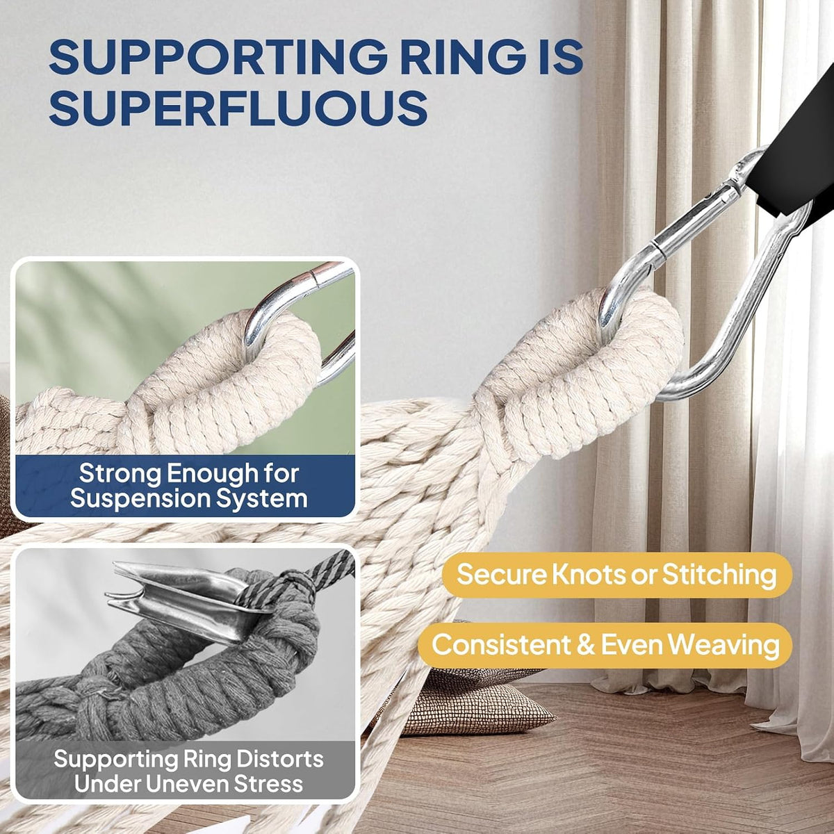 Cotton Portable Camping Hammock