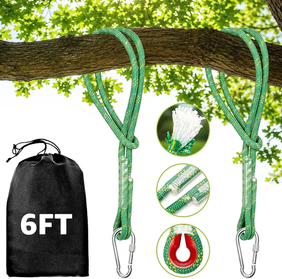 2‑Pack Heavy Duty Swing Ropes