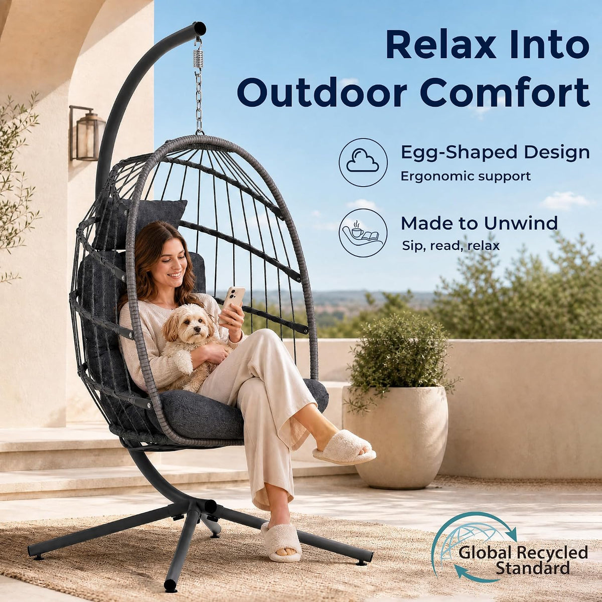 Egg Chair with Stand