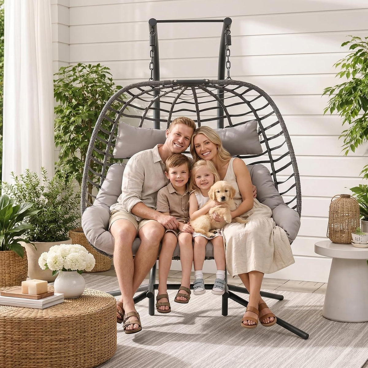 2 Per Hanging Egg Chairson