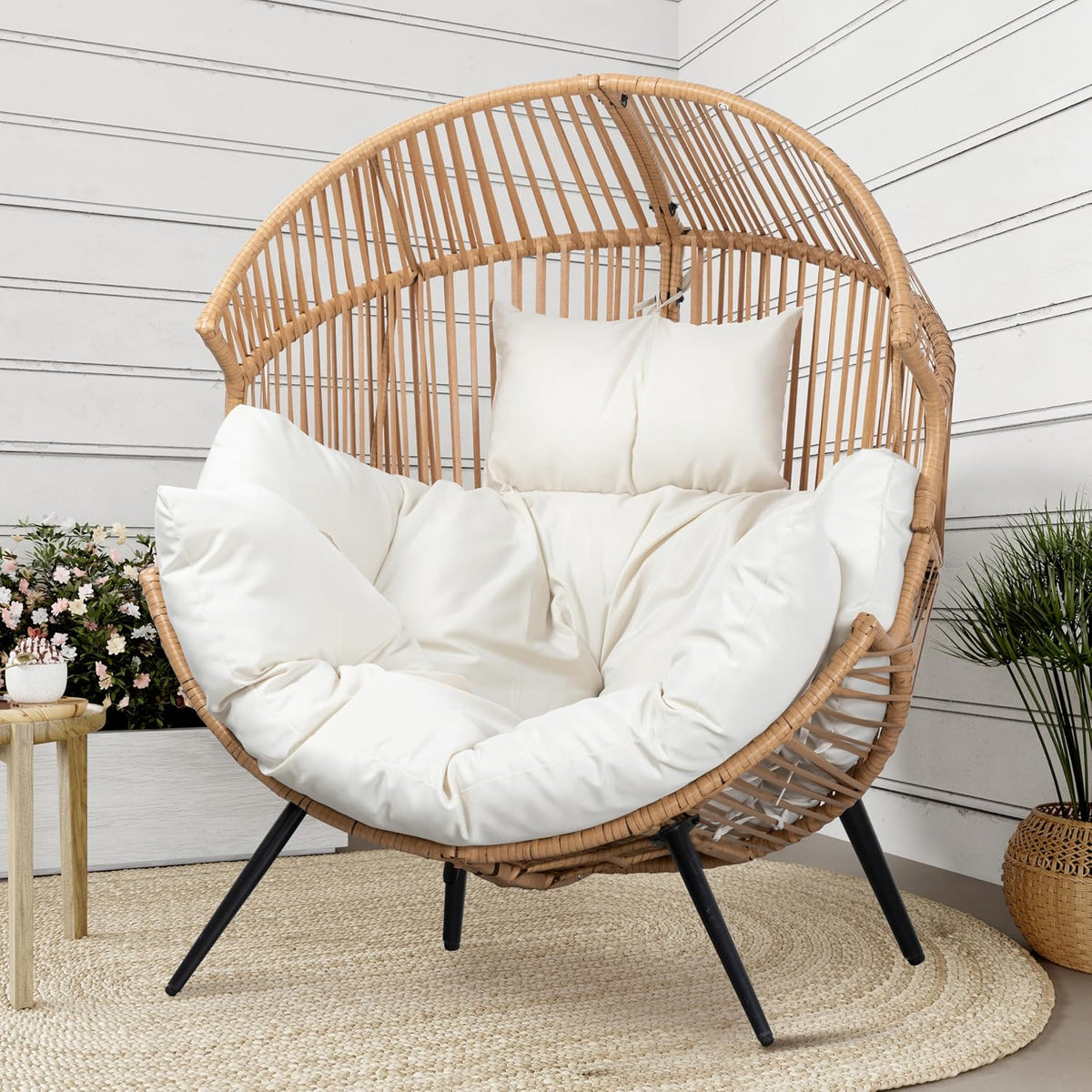 Wicker Egg Chair