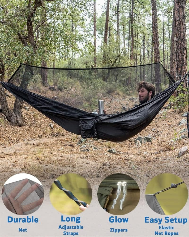 Double Camping Hammock Bundle