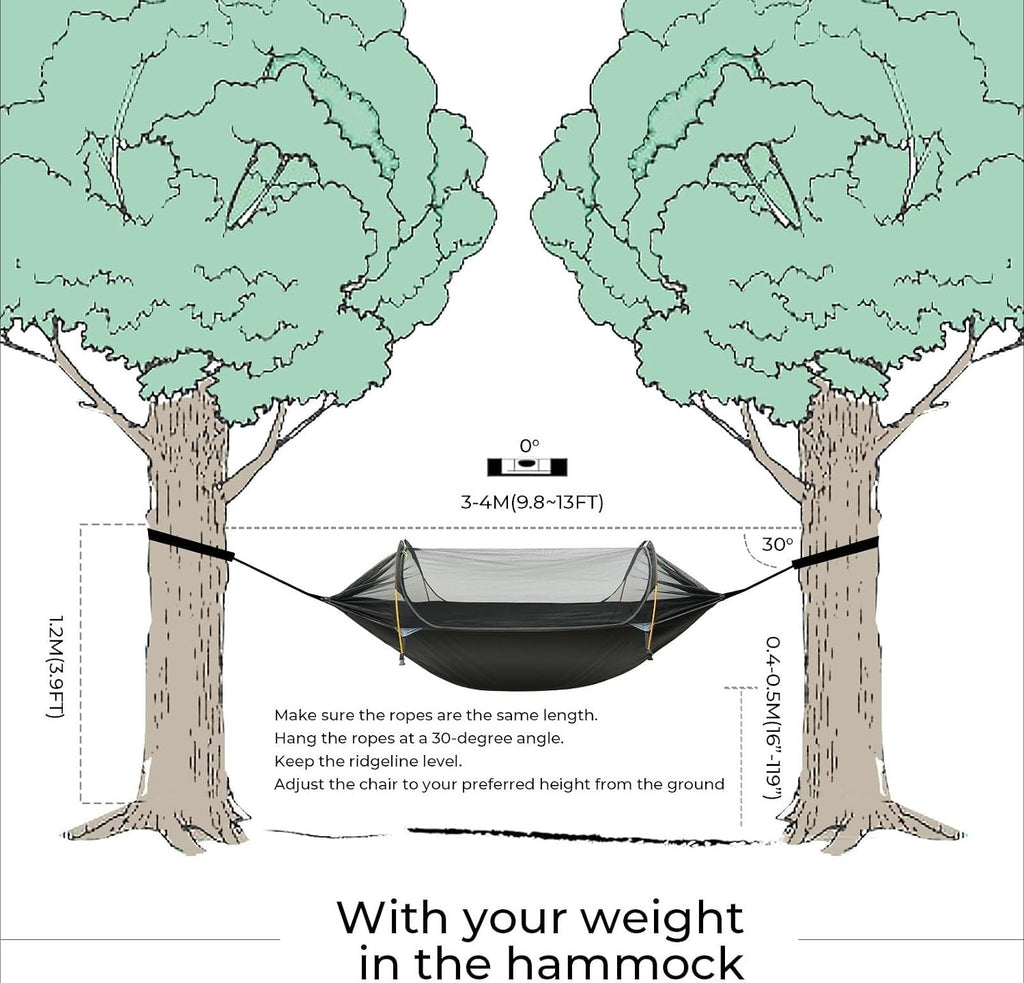 3‑in‑1 Camping Hammock Tent