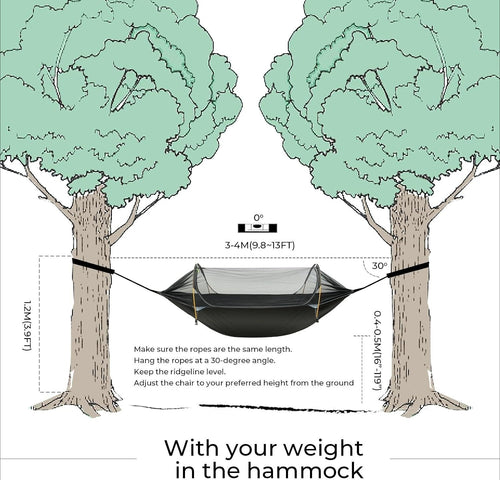 3‑in‑1 Camping Hammock Tent